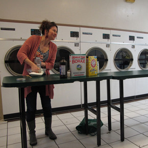 Sean Starowitz at the Walnut Place Laundromat